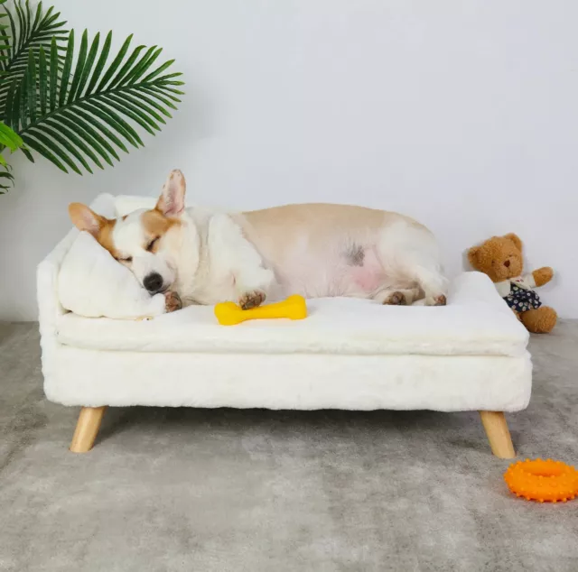 Decassa de Lujo Mascota Sofá Interior Perro Gato Confort para Tu Peludo Amigo