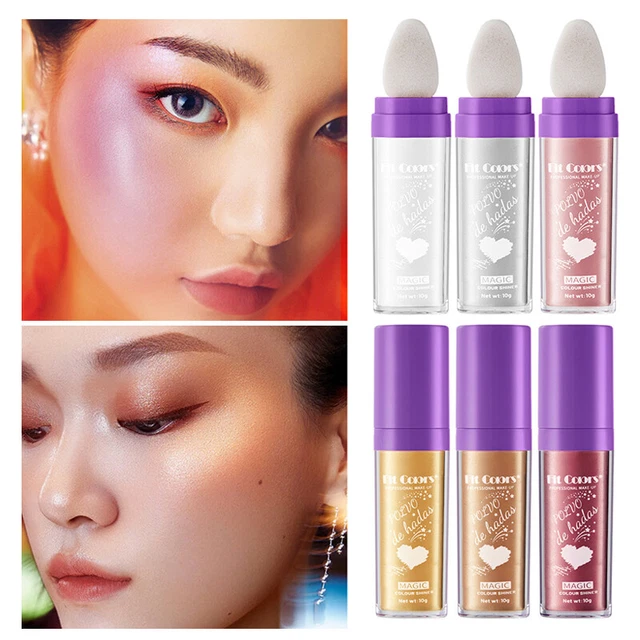 Illuminazione viso Contour Bronzer Facail Makeup Glitter Glow Highlight nuovo Regno Unito