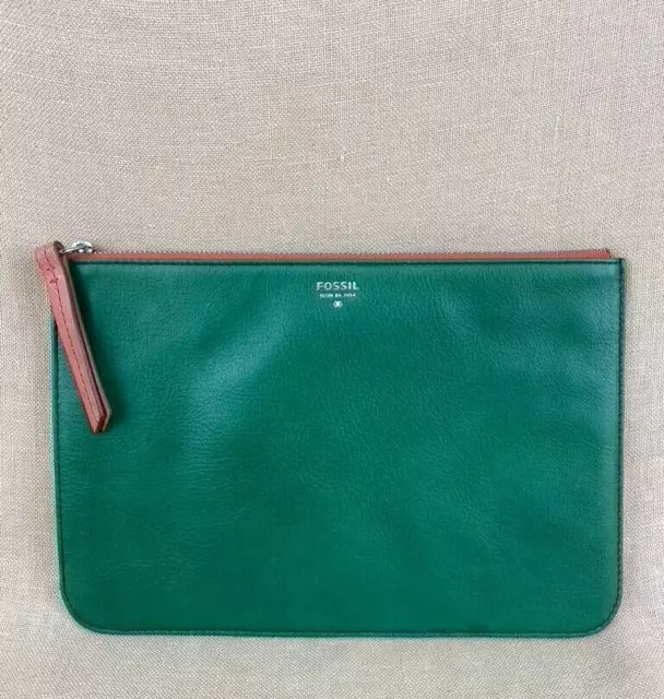 Fossil Pebbled Leather Sydney Medium Zip Pouch SL4270