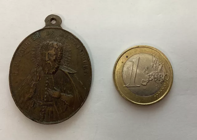 Médaille Ovale B. P. Fourier de Mattaincourt En Bronze ?