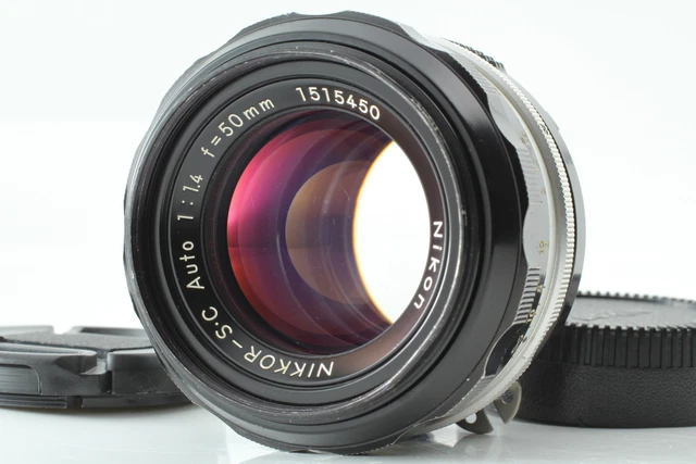 [Near MINT] Nikon Nikkor-SC S.C Auto Ai 50mm /F1.4 Black Lens From JAPAN