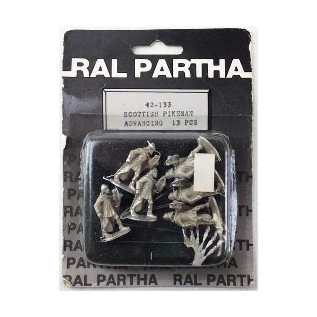 RAL PARTHA HISTORICALS Mini Scottish Pikemen Advancing Pack New £31.14 ...