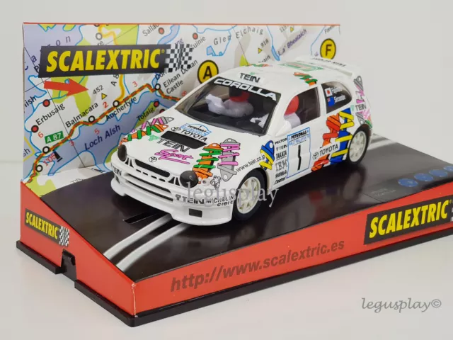 Slot car scx scalextric 6034 Toyota Corolla " Tein Sport " - Fujimoto/Sircombe