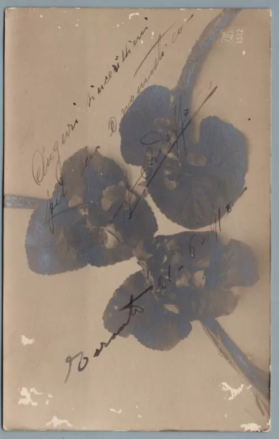 CR1455a- Cartolina augurale: Floreale stampa albumina - Viaggiata