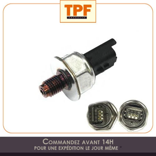 Capteur Pression Carburant Compatible Peugeot, Citroën, Ford, Renault 1.4/1.6 HDI, 1.8/2.0 TDCI
