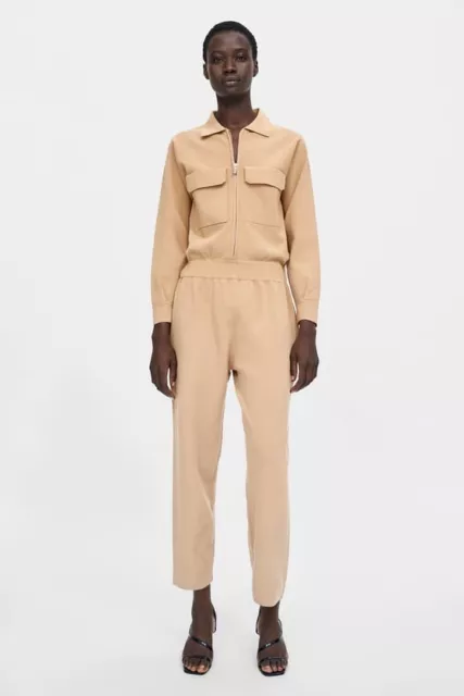 Jumpsuit with pockets zara sale