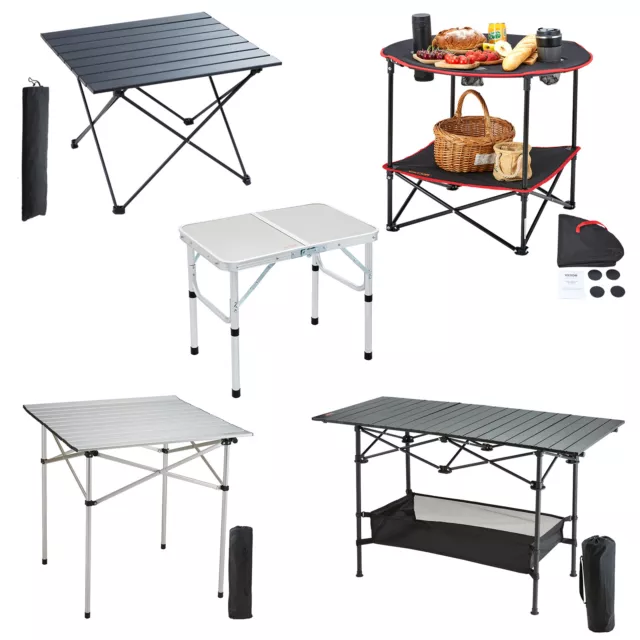 VEVOR Folding Portable Camping Table Aluminum Outdoor Picnic Lightweight Table