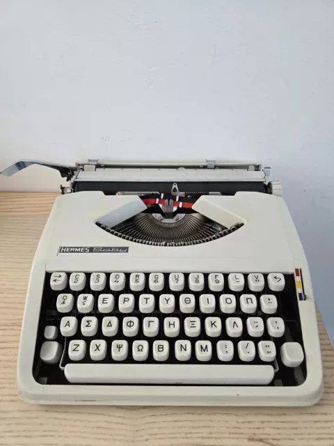 Hermes Baby Schreibmaschine in Griechenland FUNKTIONIERT - SUPER SELTEN +...