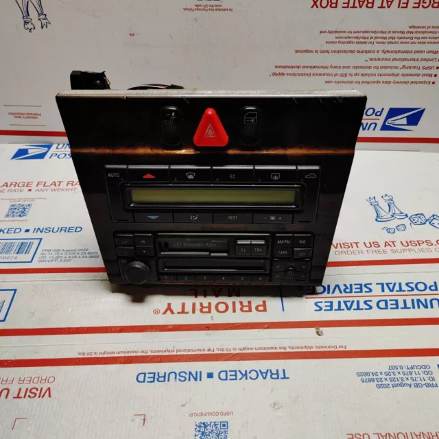 96-03 Mercedes E320 W210 E430 E55 AMG Center Dash Radio Tape Climate Control OEM