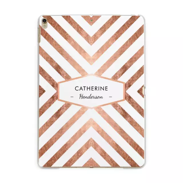 Personalised Rose Gold Name Or Initials Custom Apple iPad Case for iPad Pro Air