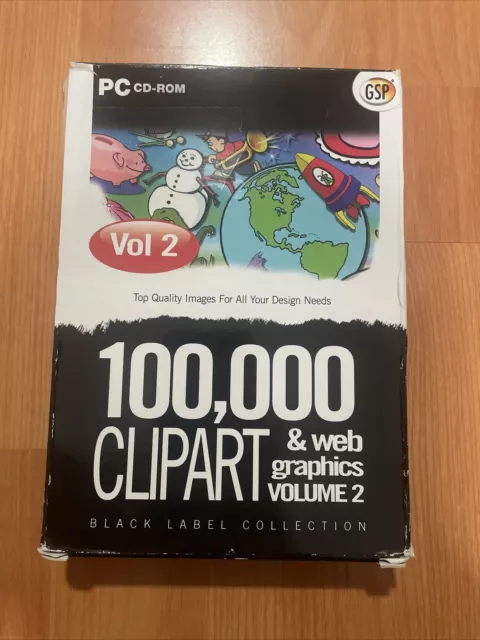 PC - 100,000 Clipper & Web Graphics Vol. 2 PC CD-ROM