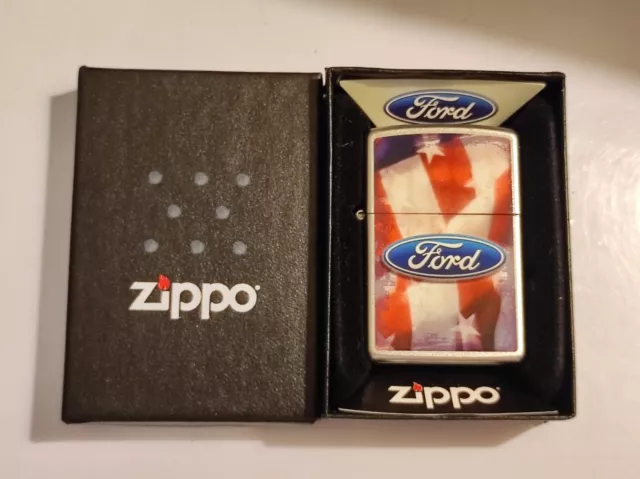 Zippo 28016 Ford Lighter Case - No Inside Guts Insert