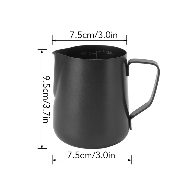 (350 Ml)Kaffee-Dampfkrug Milchaufschäumkrug Aus Edelstahl 304 In