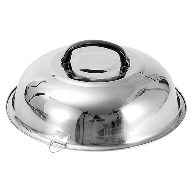 Tapa de olla de acero inoxidable pastel moldes para hornear parrilla plata acero inoxidable