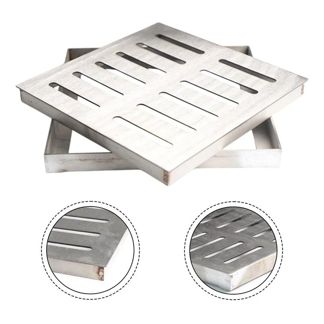 Siphon De Sol Acier Inoxydable 304 - Diamètre 3 Pouces, Anti-blocage, Pour Drainage Extérieur