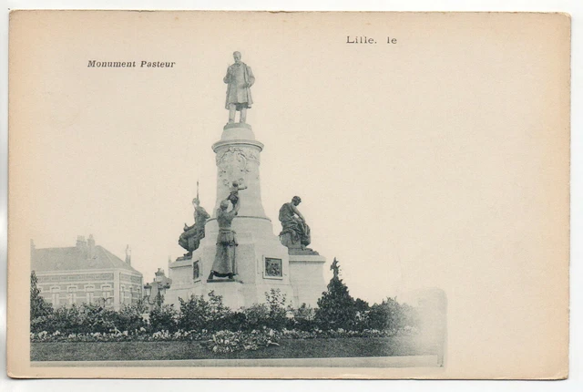 LILLE - North - CPA 59 - The Pasteur Monument
