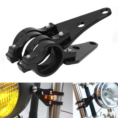 bicycle headlight fork mount
