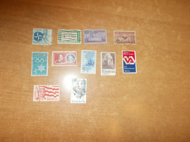 Kleines Lot / Ältere Briefmarken Usa / Überw. Gestempelt