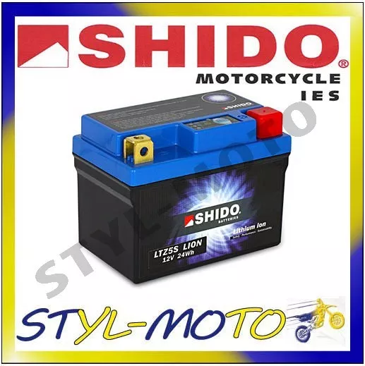 Batterie A Lithium SHIDO (LTZ5S=YTZ5S) Yamaha T 135 S Crypton X 2006