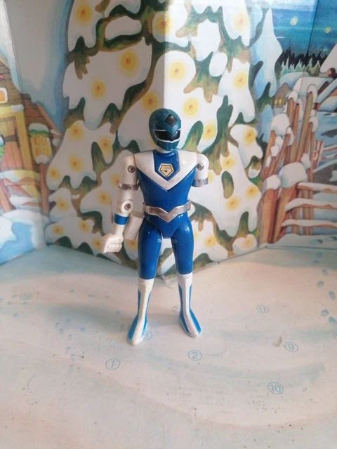 Figurine BIOMAN Maskman Force Jaune – Bandai 1987, Die-cast, état D'occasion