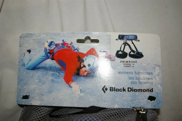 Black Diamond Primrose Womens Size 10 Harness NEW 2