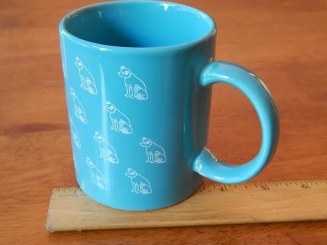 RCA-VICTOR "Nipper & Chipper" [Sky Blue Repeating Logo] Ceramic MUG_CUP Ltd HTF