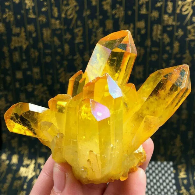 Natural Crystal Quartz Cluster Gem Stone Healing Mineral Specimen Reiki Decor