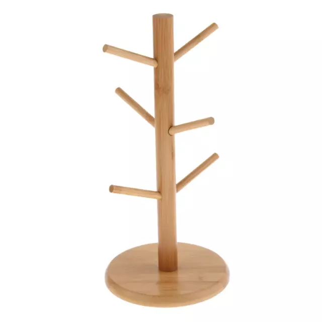Porte-gobelet en bambou en forme d'arbre, support de tasse en bois,  organisateur de rangement créatif pour la maison - AliExpress