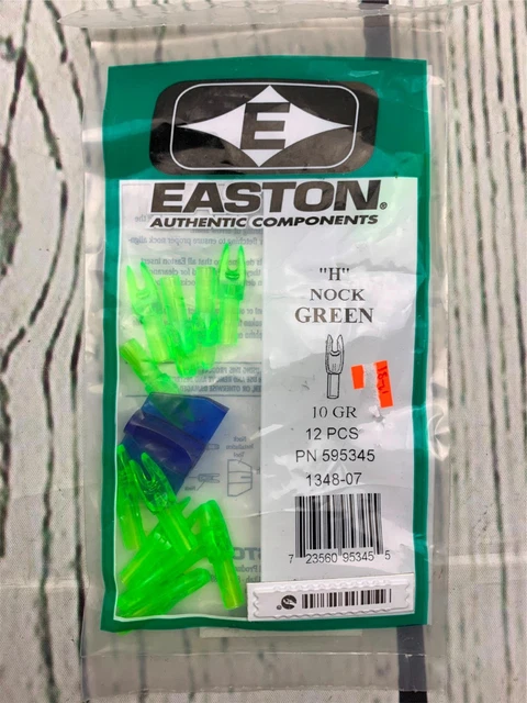 Nocks Neon Green Pack of 12