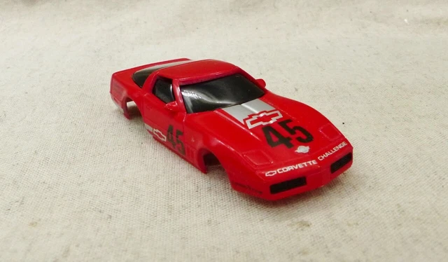 Tyco Chevrolet Corvette 45 carrosserie de slot car seule pour circuits ho new