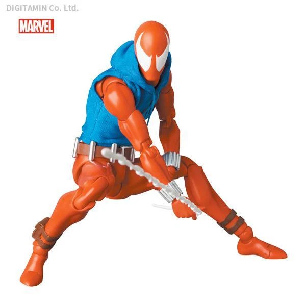 Medicom Toy MAFEX No. 186 Spider-Man SCARLET SPIDER COMIC Ver. Figure/ New Japan