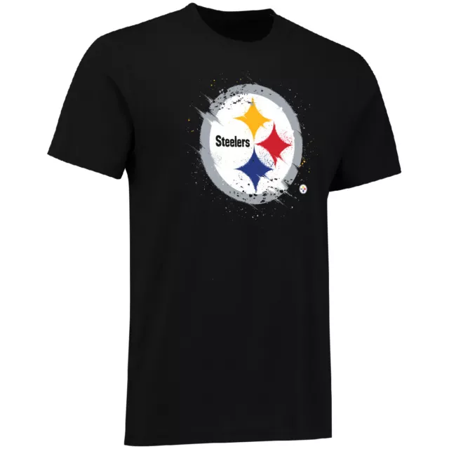 NFL Football T-Shirt Pittsburgh Steelers Splatter Logo