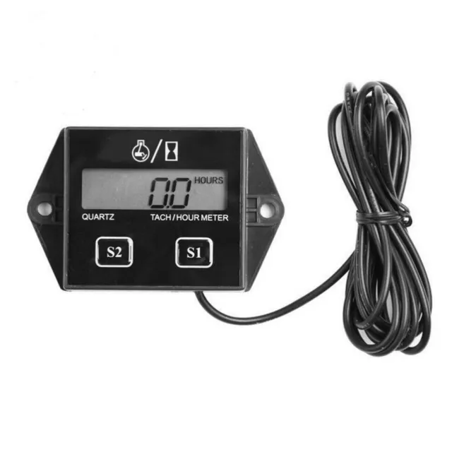 contaore digitale del motore 12V Tachimetro Contachilometri Gauge Controluce