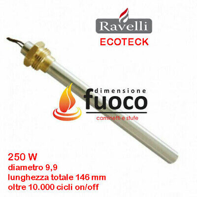 Ravelli CANDELETTA RESISTENZA CERAMICA PER STUFA PELLET RAVELLI ECOTECK EDILKAMIN 1070 