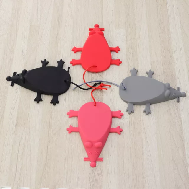 4 pz tappo porta mouse prodotti per sicurezza bambino cartone animato bambini silicone antivento