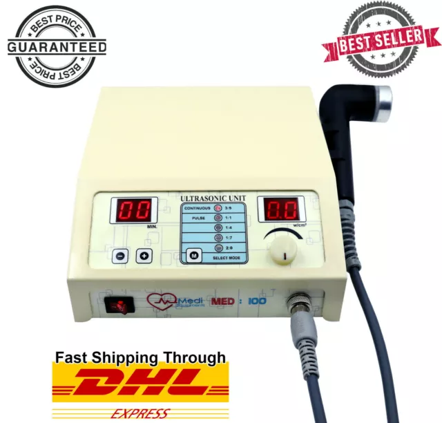 Portable Ultrasound Therapy Machine for Pain relief 1MHz Chiropractic Pulse Unit