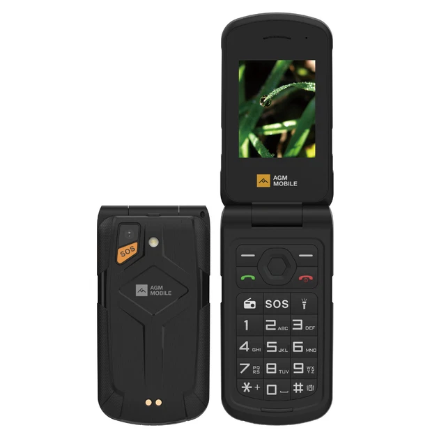 Téléphone Portable USHINING F200 à Clapet - Grandes Touches - Débloqué (Dual SIM, GSM)