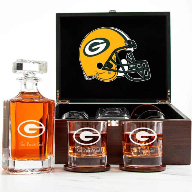 Green Bay Packers YETI Laser Engraved Tumblers, Can Colsters and Bottles,  2-Side