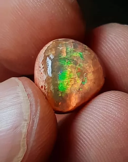 Mexikanischer Matrix Opal Cantera Feueropal 6,15  ct --Video--
