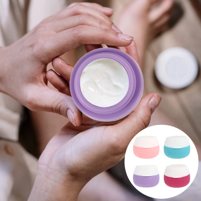 4 pz bottiglie da viaggio per creme rossetto lozione contenitore da viaggio contenitore per pillole