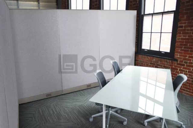 GOF L-Shaped Office Partition 48D x 144W x 48H[48H, 60H, 72H] Room Divider