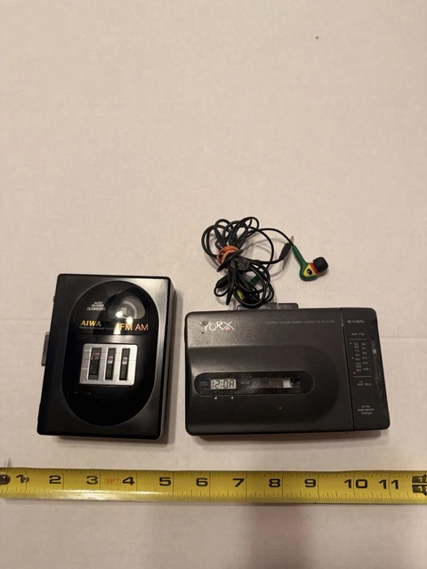 Lecteur de cassettes radio Aiwa vintage, Walkman vintage