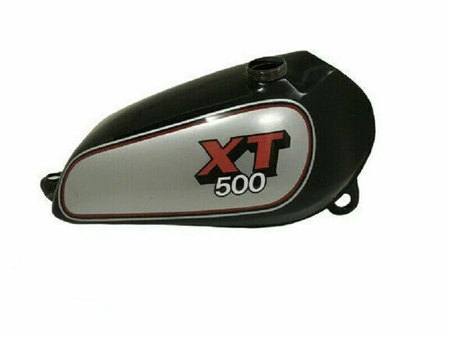 Réservoir Essence Aluminium Noir Pour Yamaha XT/TT 500 + Bouchon 1U6 - Neuf