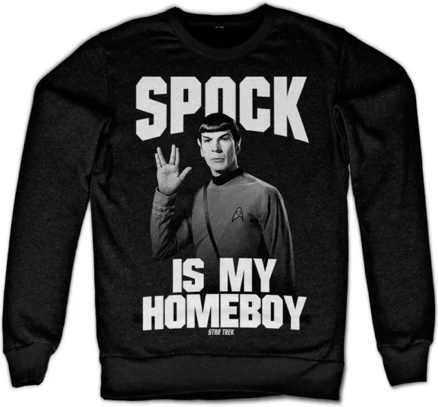 Sudadera Star Trek Spock Is My Homeboy Negra