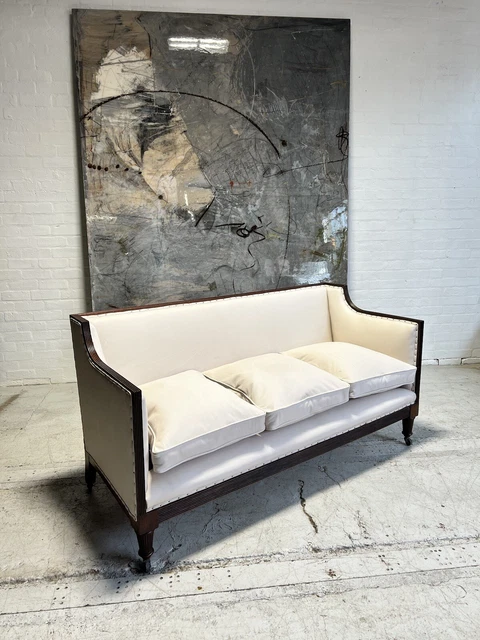 Very Good 19thC Country House Sofa - Fully Restored - To Be Dyed 3