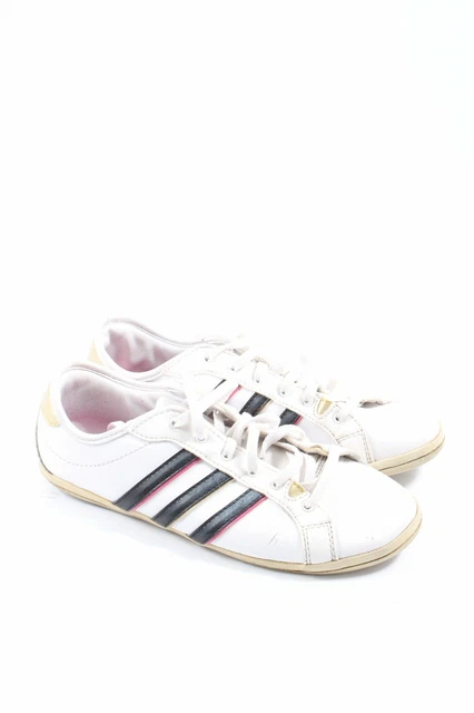 ADIDAS Basket à lacet Dames T 38 blanc-noir style décontracté