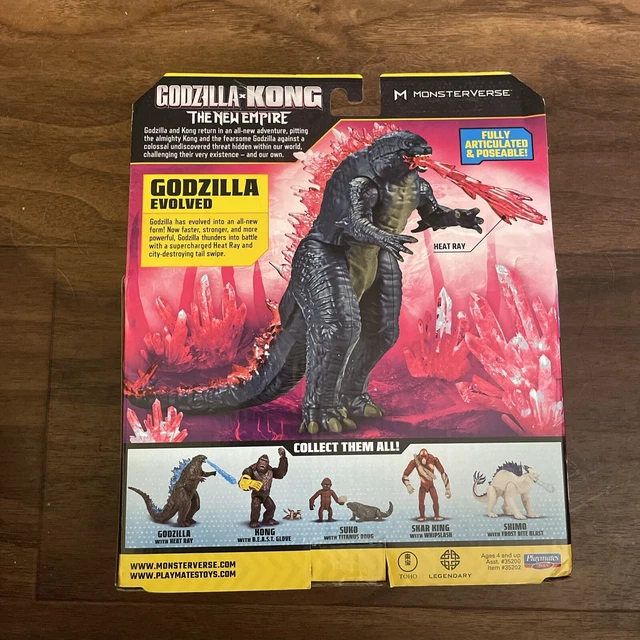 2024 GODZILLA X Kong The New Empire Godzilla Evolved 6” Action Figure