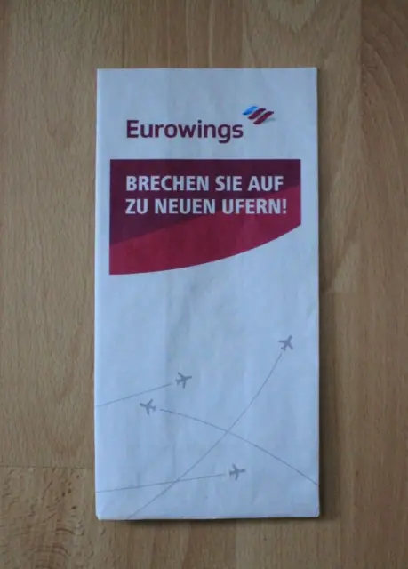 Airlines Spuckbeutel Kotztüte Air Sickness Bag Eurowings 02