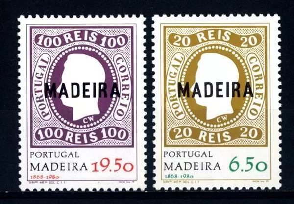 PORTUGAL MADEIRA - PORTOGALLO MADERA - 1980 - Primi francobolli di Madera