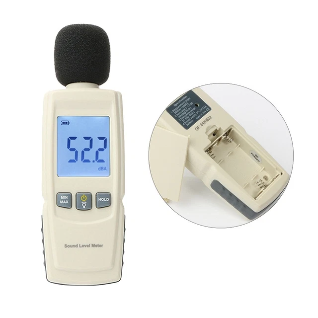 DECIBEL METER DIGITAL Sound Level Noise Measuring Instrument Monitor £ ...